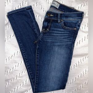 Abercrombie & Fitch Kids girls medium‎ wash skinny jeans size 12
